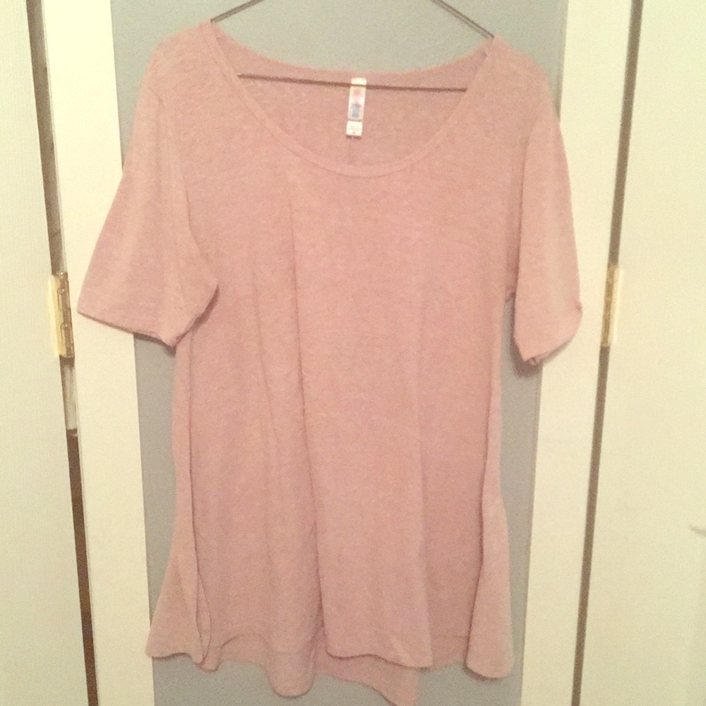 Heather pink perfect tee